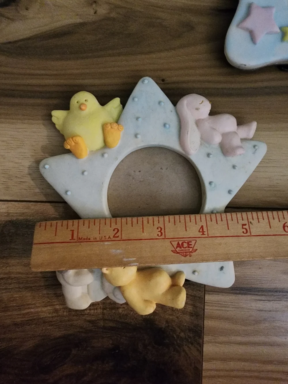 Nursery Star & Moon Pastel Photo Frame Set - Blue
